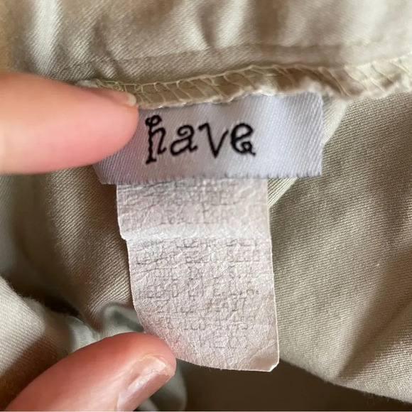 Vintage 90s/Y2K Beige crop  pants - Picture 10 of 10